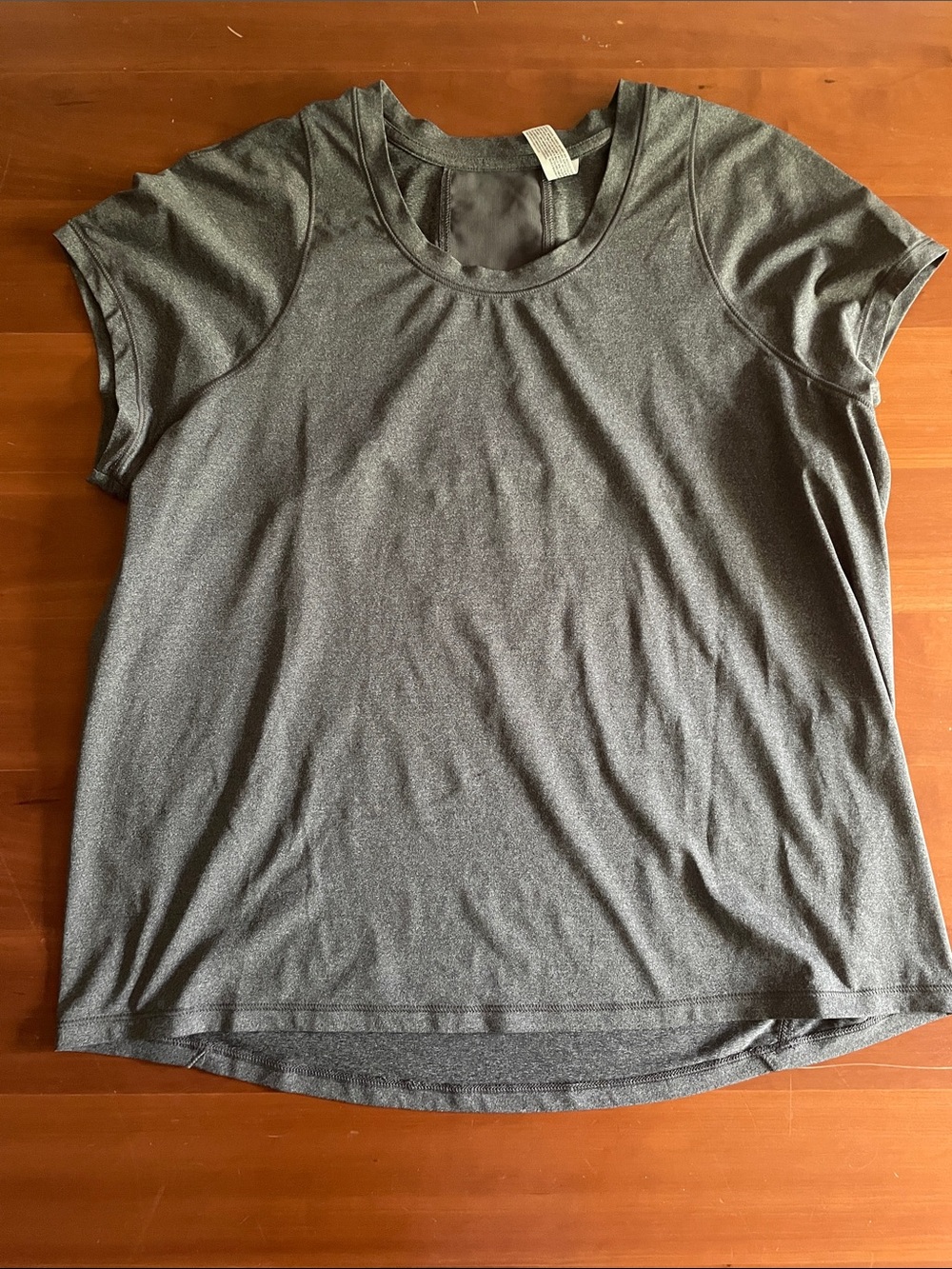 all in motion Women's Short Sleeve Crewneck Top in Charcoal